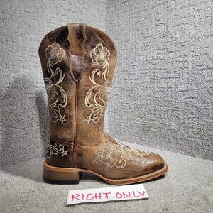 Shyanne Lasy Single Right Only Women's Size 9.5 Brown Leather Western Boots